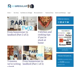 Richandregular.com(Rich & REGULAR) Screenshot