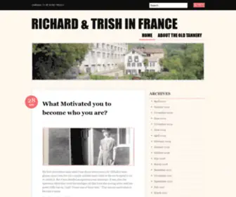 Richardandtrishinfrance.com(Richard & Trish in France) Screenshot