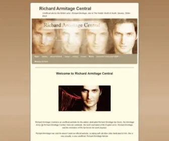 Richardarmitagecentral.co.uk(Richard Armitage Central) Screenshot