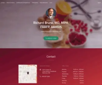 Richardbrunomd.com(Richard Bruno) Screenshot