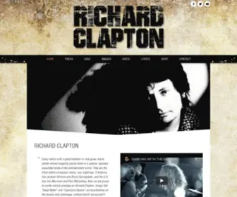 Richardclapton.com(Richard Clapton) Screenshot