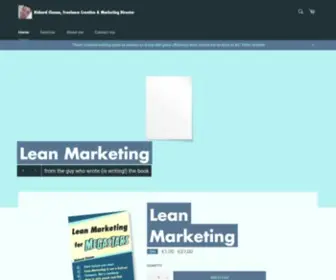 Richardclunan.com(Lean Marketing) Screenshot