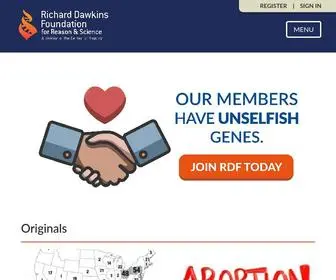Richarddawkins.net(Richard Dawkins Foundation for Reason and Science) Screenshot