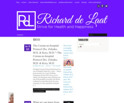 Richarddelaat.com(Richard de Laat) Screenshot