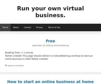 Richarddetering.com(Learn everything about web hosting) Screenshot