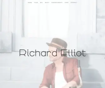Richardelliot.com(Richard Elliot) Screenshot