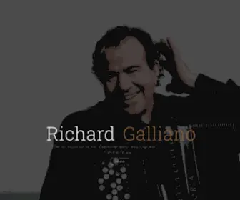 Richardgalliano.com(Richard Galliano) Screenshot