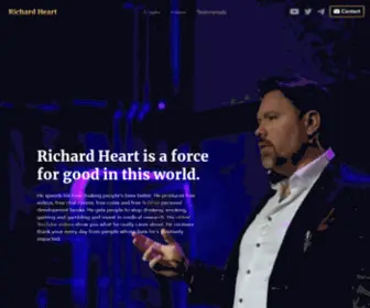 Richardheart.com(Richard Heart) Screenshot