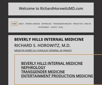 Richardhorowitzmd.com(Beverly Hills Internal Medicine) Screenshot