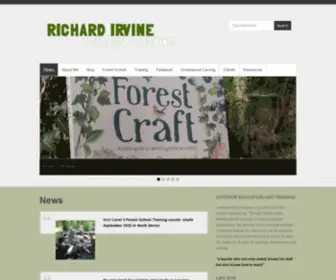 Richardirvine.co.uk(Forest School and Training in Devon and Cornwall) Screenshot