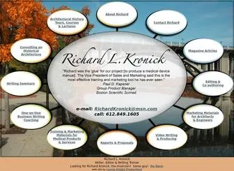 Richardlkronick.com(Richard L) Screenshot