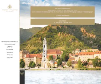 Richardloewenherz.at(Das 4 Sterne Hotel in der Wachau) Screenshot