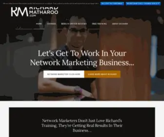 Richardmatharoo.com(Mlm tips) Screenshot