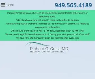 Richardquistmd.com(Newport Beach Gastroenterologist) Screenshot