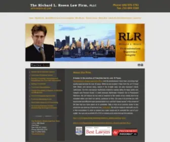 Richardrosenlaw.com(Law Firm The Richard L) Screenshot