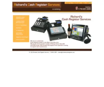 Richardscashregisters.com(Richards Cash Registers) Screenshot