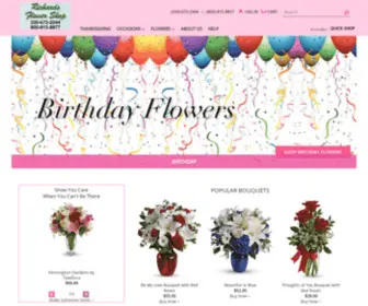 Richardsflowershop.com(  Kent Florist) Screenshot