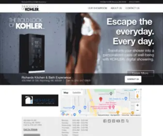 Richardskbgrandrapids.com(KOHLER Bathroom & Kitchen Products at Richards Kitchen & Bath Experience in Wyoming) Screenshot