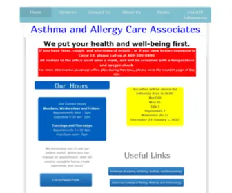 Richardsonallergy.net(Asthma and Allergy Care Associates) Screenshot