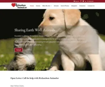 Richardsonanimaluv.org(Richardson AnimaLuv) Screenshot