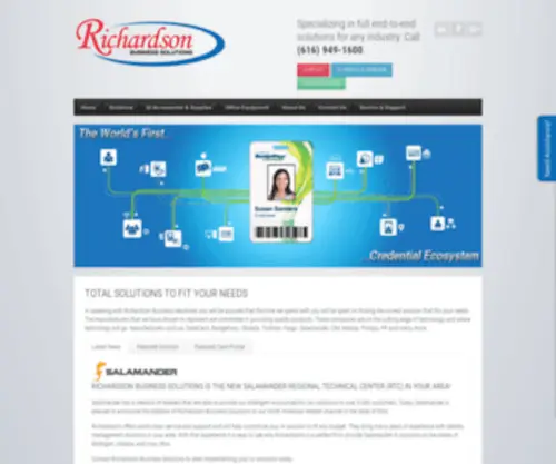 Richardsonbus.com(Richardson Business Machines) Screenshot