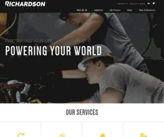 Richardsonelectrical.us(Richardson Electrical) Screenshot