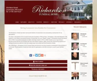 Richardsonfuneralhome.net(Richardson Funeral Home) Screenshot