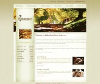 Richardsonfuneralservice.com(Richardson Funeral Service) Screenshot