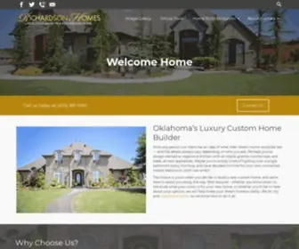 Richardsonhomesok.com(Exquisite Custom Home Builders to Your Design in Oklahoma) Screenshot