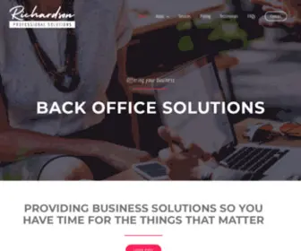 Richardsonprosolutions.com(Richardson Professional Solutions) Screenshot