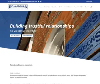 Richardsons-Group.co.uk(Richardsons Chartered Accountants) Screenshot