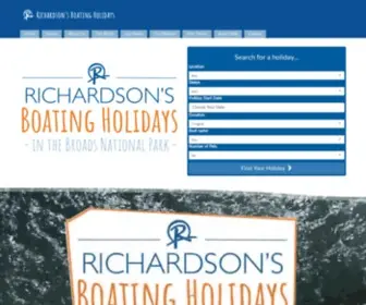 Richardsonsboatingholidays.co.uk(Richardson's Boating Holidays) Screenshot