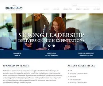 Richardsonsearch.ca(Richardson Executive Search) Screenshot