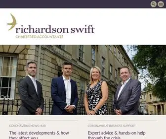 Richardsonswift.co.uk(Accountants in Bath) Screenshot