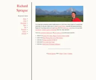 Richardsprague.com(Richard Sprague) Screenshot