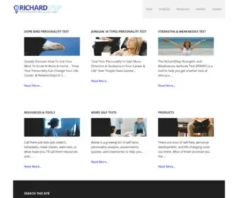 Richardstep.com(Tests, Tools, & Personal Guidance) Screenshot