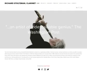 Richardstoltzman.com(Richard Stoltzman) Screenshot