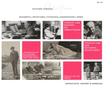 Richardstrauss.at(Richard Strauss) Screenshot