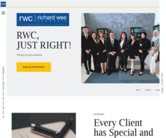 Richardweechambers.com(Richard Wee Chambers) Screenshot