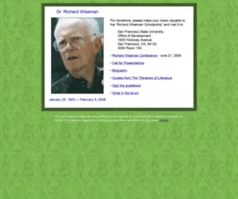 Richardwiseman.org(Richard Wiseman) Screenshot