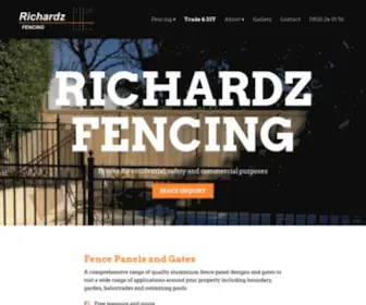 RichardzFencing.co.nz(Fences for boundary) Screenshot