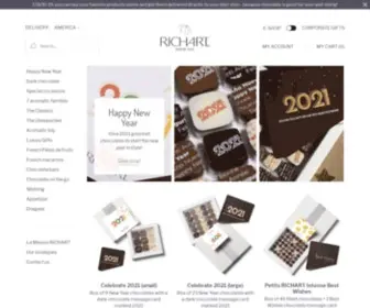 Richart-Chocolates.com(Luxury and Gourmet Chocolate) Screenshot