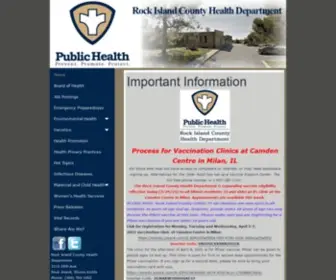 RicHD.org(Just another WordPress site Rock Island County Health Department) Screenshot