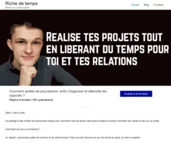 Riche-DE-Temps.fr(Riche de temps) Screenshot