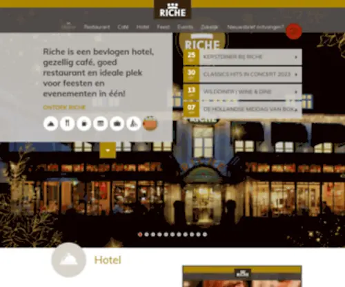 Riche.nl(Riche is een bevlogen hotel) Screenshot