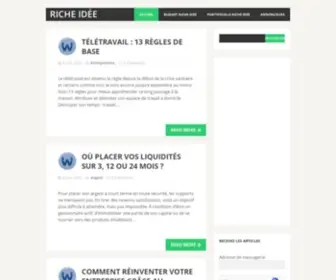 Richeidee.com(Riche Id) Screenshot