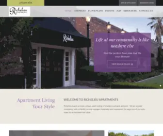 Richelieuapts.com(Richelieu Apartments) Screenshot