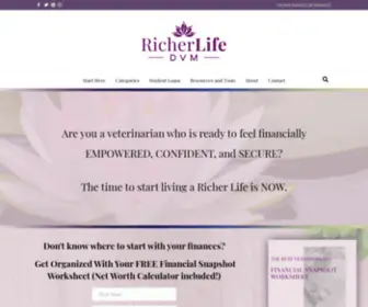 Richerlifedvm.com(Richer Life DVM) Screenshot