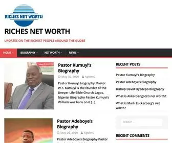 Richesnetworth.com(Riches Net Worth) Screenshot