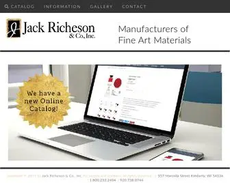 Richesonart.com(Jack Richeson & Co) Screenshot